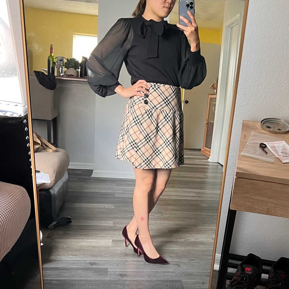 Vintage Burberry Mini Skirt